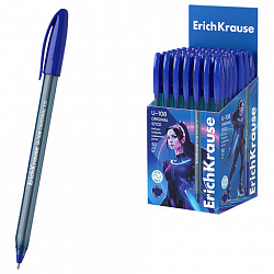 Ручка шариковая ERICH KRAUSE U-108 "Stick Original", СИНЯЯ, узел 1 мм, линия 0,3 мм, 47595