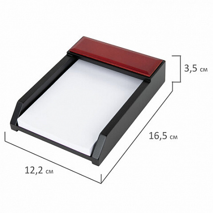 Набор настольный GALANT "Sirius" из дерева, 8 предметов, цвет "красное дерево/чёрный", 238162