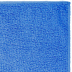 Тряпка из микрофибры 50х60 см, АВТО / ДОМ / ОФИС, "OVERLOCK INDIGO COLOUR", синяя, 220 г/м2, LAIMA HOME, 608222