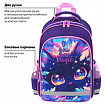 Рюкзак ПИФАГОР SCHOOL, 1 отделение, 3 кармана, "Magic kitty", 38x28х14 см, 273166