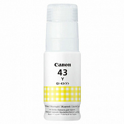 Чернила CANON (GI-43Y) для СНПЧ Pixma G540 / G640, желтые, 8000 стр., оригинальные, 4689C001