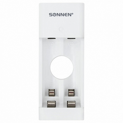 Зарядное устройство с аккумуляторами 4 шт. (2+2) AA+AAA (HR6+HR03), 2700 mAh + 1000 mAh, SONNEN (СОНЕН) BC2, 455005