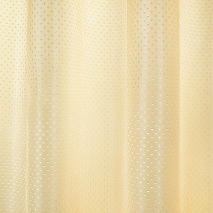 Шторка для ванной ПОЛИЭСТЕР, 180х200 см, кольца в комплекте, ЗОЛОТОЙ БРИЛЛИАНТ, PRIMILA (ПРИМИЛА), 700095