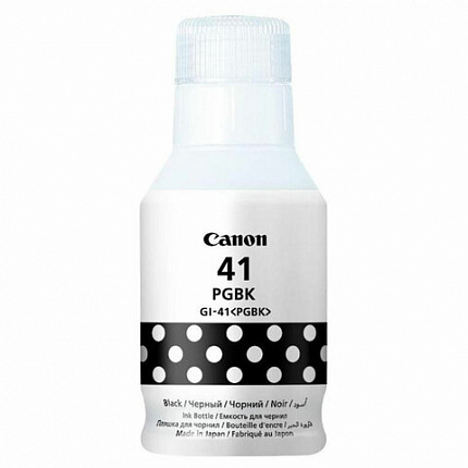 Чернила CANON (GI-41PGBK) для G1400/G2400/G3400, черные, 6000 стр., ОРИГИНАЛЬНЫЕ, 4528C001