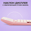 Калькулятор настольный BRAUBERG EXTRA PASTEL-12-PK (206x155 мм), 12 разрядов, двойное питание, РОЗОВЫЙ, 250487