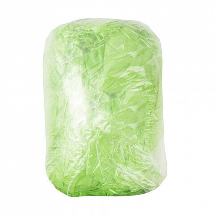 Бахилы зеленые КОМПЛЕКТ 100 штук (50 пар) СТАНДАРТ+, размер 40х14 см, 18 мкм, 2,5 г, ELEGREEN