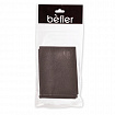 Зажим для купюр BEFLER "Грейд", натуральная кожа, тиснение, 120х86 мм, коричневый, Z.9.-9