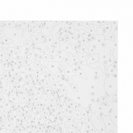 Картина по номерам 40x50 см, ОСТРОВ СОКРОВИЩ "Город у моря", на подрамнике, акрил, кисти, 663271