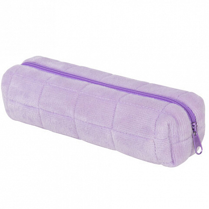 РЕЗЕРВ Пенал BRAUBERG, мех, 21х6х6 см, фиолетовый, Код 1С, 272280