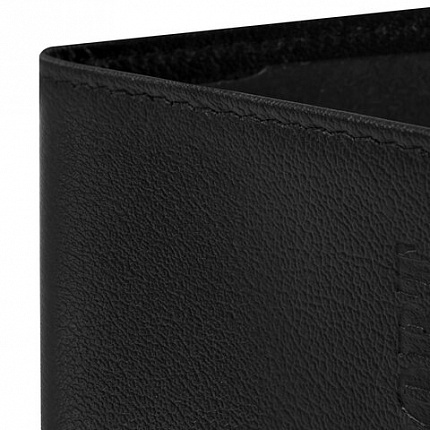 Обложка для паспорта натуральная кожа галант, "PASSPORT", черная, BRAUBERG, 237179