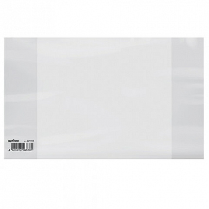 Обложка ПП 210х350 мм для тетрадей и дневников, ЮНЛАНДИЯ, 100 мкм, штрих-код, 229340