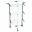 Сушилка напольная для белья раскладная, 3 уровня, 30 метров, на колесах, LAIMA HOME HIGH-RISE, 700472