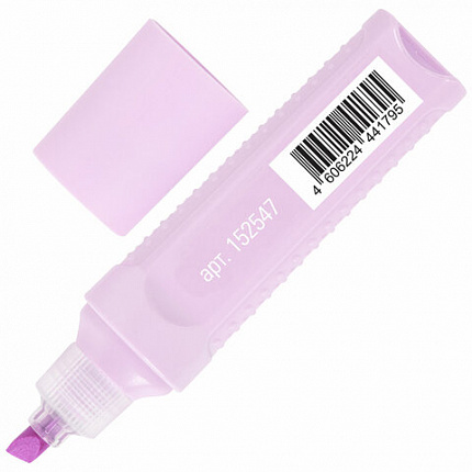 Текстовыделитель STAFF "EVERYDAY HL-707", ЛАВАНДОВЫЙ, линия 1-5 мм, скошенный наконечник, 152547