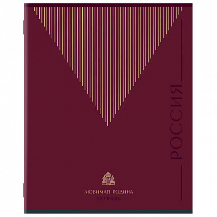 Тетрадь А5, 48 л., STAFF, скоба, клетка, офсет №2 ЭКОНОМ, обложка картон, ТЕМНАЯ, 405625