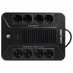 Источник бесперебойного питания SMARTWATT UPS SAFE PRO 1050, 1050 ВА (630 Вт), 8 розеток, 3703020270006