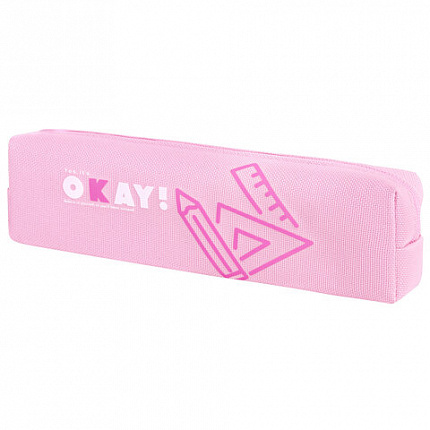 Пенал ЮНЛАНДИЯ ЮНИОР, 1 отделение, полиэстер, "Okay", 20х6х4 см, 273806