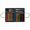 Набор ЮНОГО ХУДОЖНИКА "ОРЕЛ" для рисования и творчества в кейсе ЮНЛАНДИЯ, 75 предметов, 665674