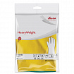 Перчатки VILEDA PROFESSIONAL латекс-неопреновые МНОГОРАЗОВЫЕ х/б напыление СВЕРХПРОЧНЫЕ, размер XL (очень большой) зеленые/желтые, 174309