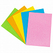Пористая резина/фоамиран А4, 2 мм, НАБОР, 5 листов, 5 цветов, пастельные цвета, блестки, ОСТРОВ СОКРОВИЩ, 660077
