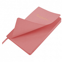 Ежедневник датированный 2026, А5, 138x213 мм, BRAUBERG "Pastel", под кожу гибкий, розовый, 117463