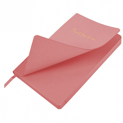 Ежедневник датированный 2026, А5, 138x213 мм, BRAUBERG "Pastel", под кожу гибкий, розовый, 117463