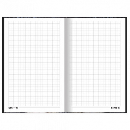 Блокнот А5 (134х206 мм), 80 л., твёрдый, клетка, STAFF, "Котики", 114413
