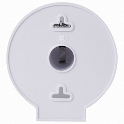 Диспенсер для бытовой туалетной бумаги LAIMA, КРУГЛЫЙ, тонированный серый, 605046