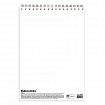 Блокнот БОЛЬШОЙ ФОРМАТ А4, 200х290 мм, 80 л., гребень, картон, жесткая подложка, клетка, BRAUBERG, "Бизнес", 129804