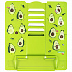 Подставка для книг и учебников бол BRAUBERG KIDS "Avocado", регулируемый угол наклона, металл, 238052