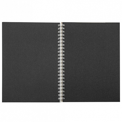 Скетчбук, 4 типа бумаги (акварельная, белая, черная, крафт) 146х204 мм, 60 л., гребень, BRAUBERG ART, АНИМЕ, 115066