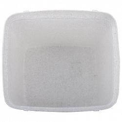 Ведро мусорное с КРЫШКОЙ (качающейся) 15 литров, "СВИНГ", 47х27х23 см, серое, IDEA, М 2462