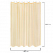 Шторка для ванной ПОЛИЭСТЕР, 180х180 см, кольца в комплекте, ЗОЛОТОЙ БРИЛЛИАНТ, PRIMILA (ПРИМИЛА), 700089
