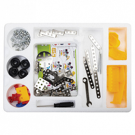 Конструктор металлический "Строительная техника 5 в 1", подвижные детали, 139 элементов, BAMBOX (БАМБОКС), 666370