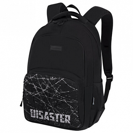 Рюкзак BRAUBERG CONCEPT универсальный, 2 отделения, светоотражающий принт, "Disaster", 45х30х18 см, 273848