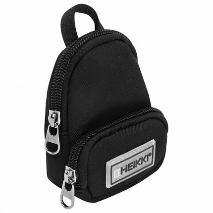 Рюкзак HEIKKI FUSION (ХЕЙКИ) универсальный, 2 отделения, отделение для ноутбука, c КОШЕЛЬКОМ, черный, 44х31х14 см, 273866