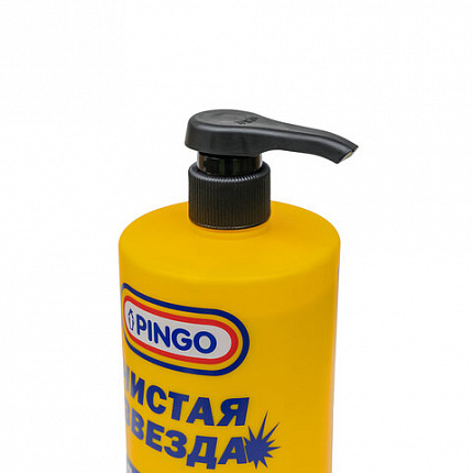 Паста очищающая с абразивом, флакон с дозатором 700 мл, PINGO (Пинго), ЧИСТАЯ ЗВЕЗДА, от стойких загрязнений, 85010-15