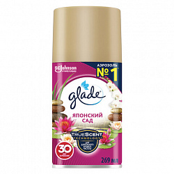Сменный баллон 269 мл, GLADE "Японский сад" для автоматических освежителей, 864980
