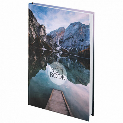 Блокнот БОЛЬШОЙ ФОРМАТ 205х290 мм А4, 128 л., твердый, клетка, STAFF, "Путешествие", 114406, 111595