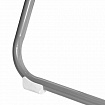 Стулья складные BRABIX "Golf Lite CF-017", КОМПЛЕКТ 4 шт., серебристый каркас, пластик, белый, 533035