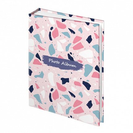 Фотоальбом BRAUBERG "Terrazzo" на 200 фото 10х15 см, твердая обложка, 391423