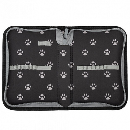 Пенал BRAUBERG, 1 отделение, полиэстер, 21х14 см, "Husky", 271532