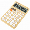 Калькулятор настольный BRAUBERG STYLE-12-BG (157х106 мм), 12 разрядов, двойное питание, БЕЖЕВЫЙ, 272967