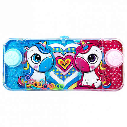Водная игра ЕДИНОРОЖКИ, 15х7 см, колечки, ассорти, 4 вида, дисплей, JOLLY JOT (ДЖОЛЛИ ДЖОТ), 665997
