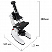 Микроскоп с подсветкой в кейсе, 74 предмета, в т.ч. набор из 16 микропрепаратов в подарок, увеличение 300х,600х,1200х, BRAUBERG KIDS, 391399