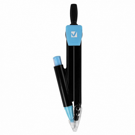 Готовальня BRAUBERG ULTRACOLOR 3 предмета: циркуль 132 мм, механический карандаш, грифель, ластик, пенал, 210804