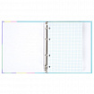 Тетрадь на кольцах А5 175х215 мм, 120 л., твердый картон, клетка, BRAUBERG, кросс-серия PASTEL, 405198