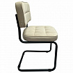 Стулья КОМПЛЕКТ 2 шт., РС14М, черный каркас, велюр, бежевый, разобранные