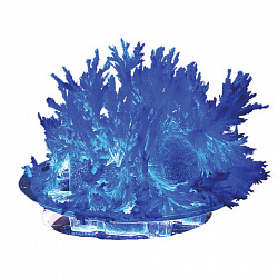 Набор для изготовления лучистых кристаллов "Синий кристалл", реагент, краситель, основа, LORI, Лк-002