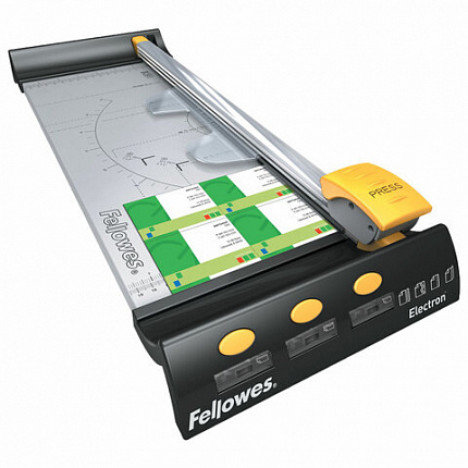 Резак роликовый FELLOWES ELECTRON A3, 4 стиля резки, до 12 л., длина резки 455 мм, FS-54105
