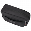 Сумка на пояс HEIKKI RIO (ХЕЙКИ) регулируемый ремень, черная, 28х16х9 см, 273886